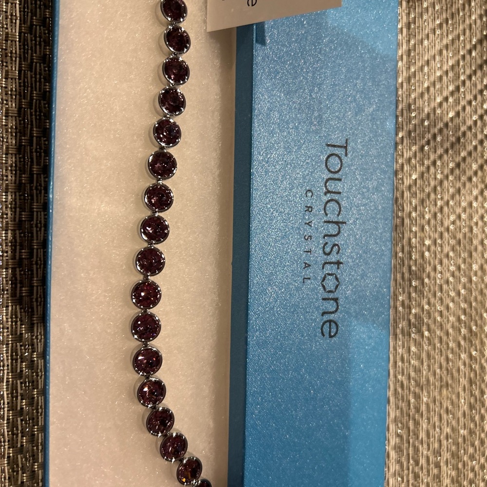 Touchstone Swarovski Iris Ice Tennis Bracelet. New, original packaging. - Picture 7 of 8